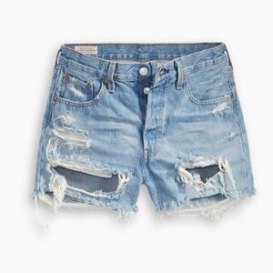 Levi’s 501 Distressed Jean Shorts